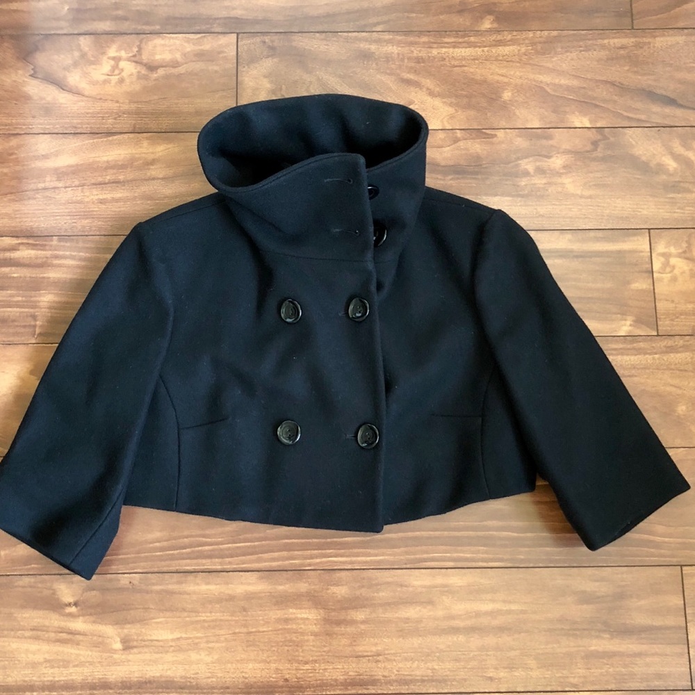 Benetton Croped Wool Jacket